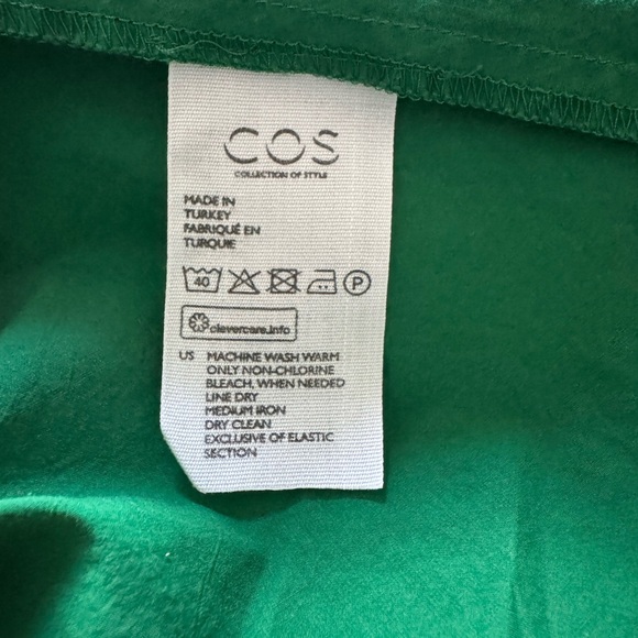 COS Vibrant Green Kids Dress Size 6-8y - Picture 4 of 4